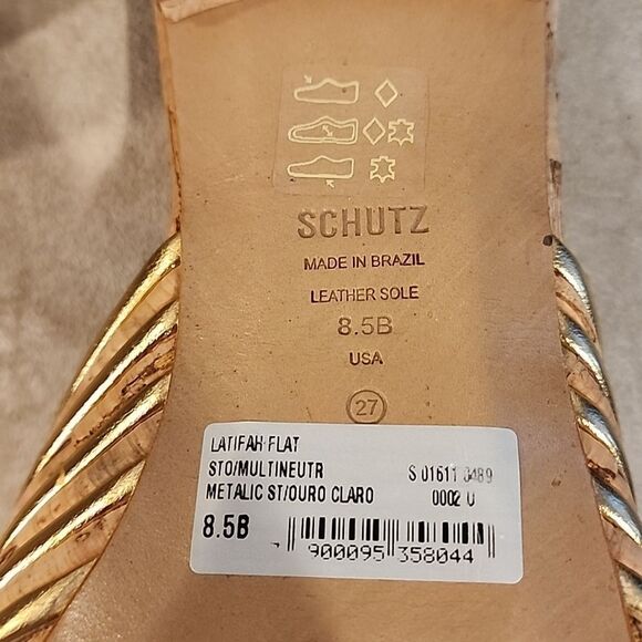 Schutz Latifah Flat size 8.5 - Picture 3 of 4